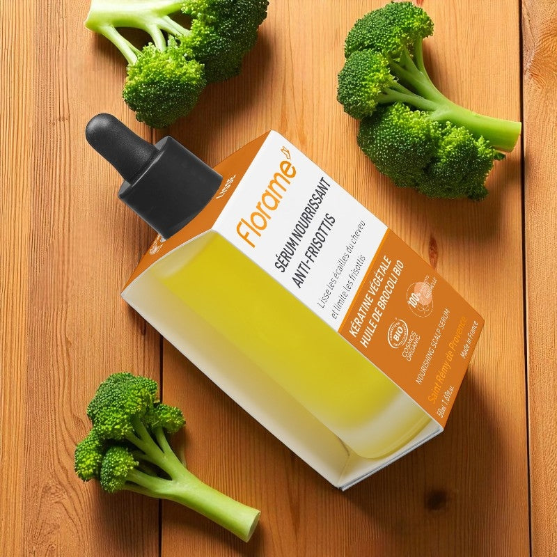 Florame - Nährendes Anti-Frizz-Serum Keratin & Brokkoli BIO 50ml