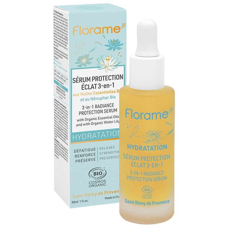 Florame - Sérum protection éclat 3 en 1 BIO nénuphar 30ml