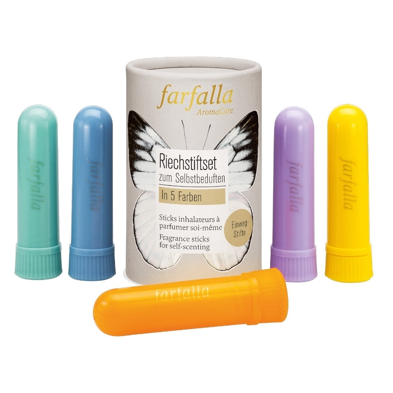 Farfalla - Set sticks inhalateurs de 5 couleurs
