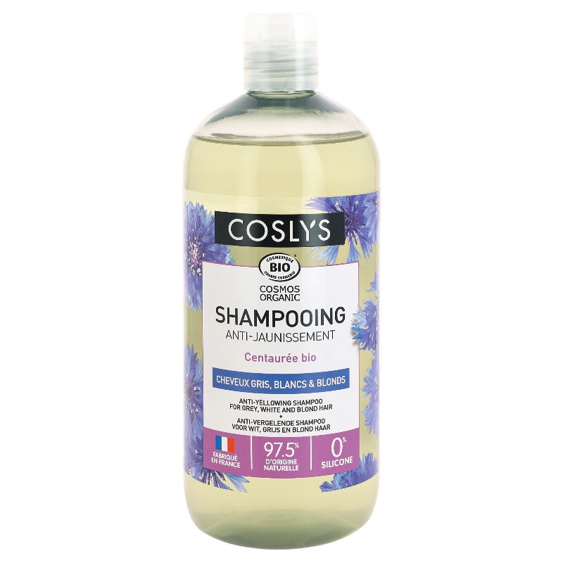 Coslys - Shampooing anti-jaunissement BIO centaurée 500ml