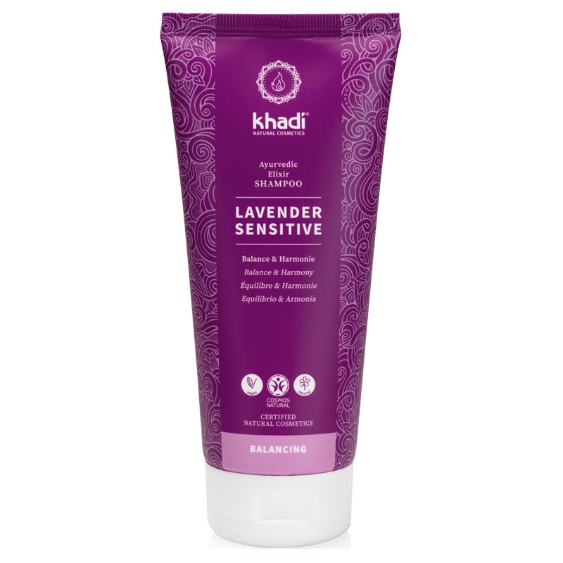 Khadi - Shampooing ayurvédique sensitif lavande 200ml