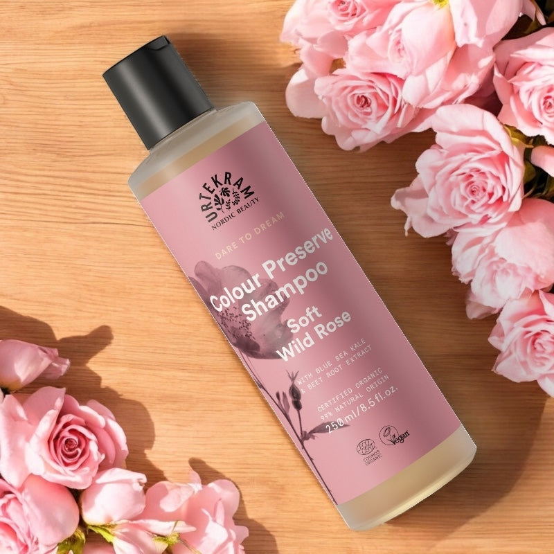 Shampooing BIO à la rose - cheveux colorés - 250ml