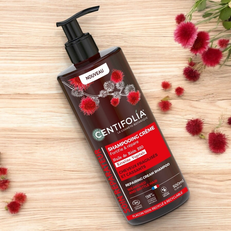 Centifolia - Reparierendes Cremeshampoo Rizinus & Keratin BIO 500ml