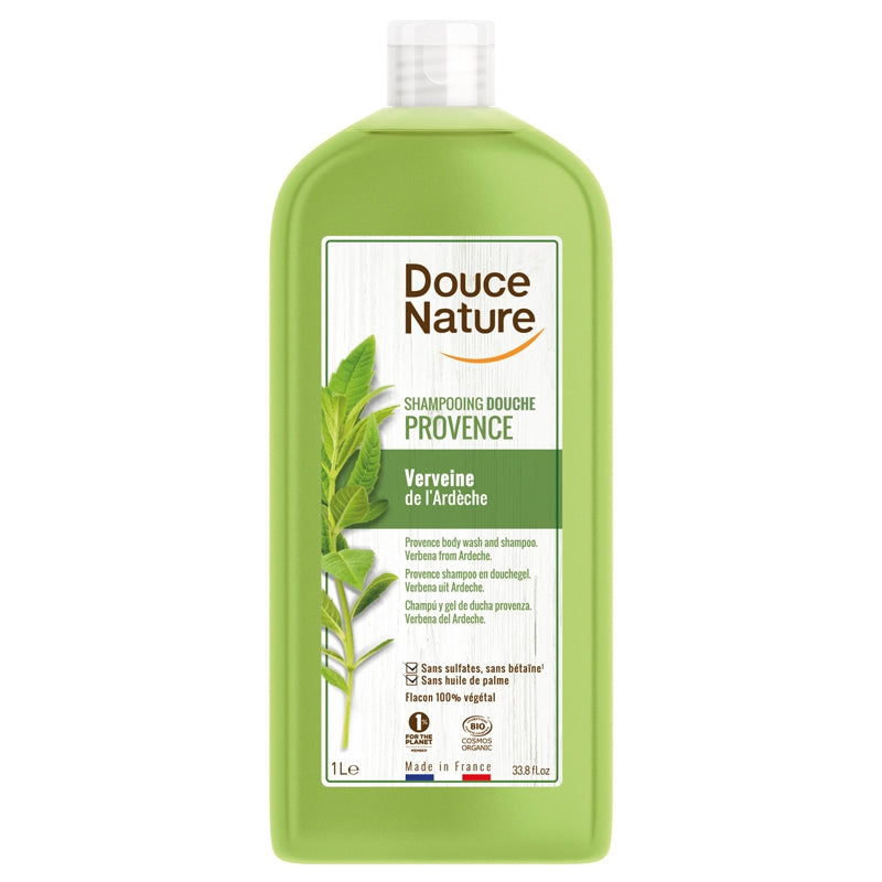 Douce Nature - Duschgel & Shampoo Provence Verbene BIO 1l