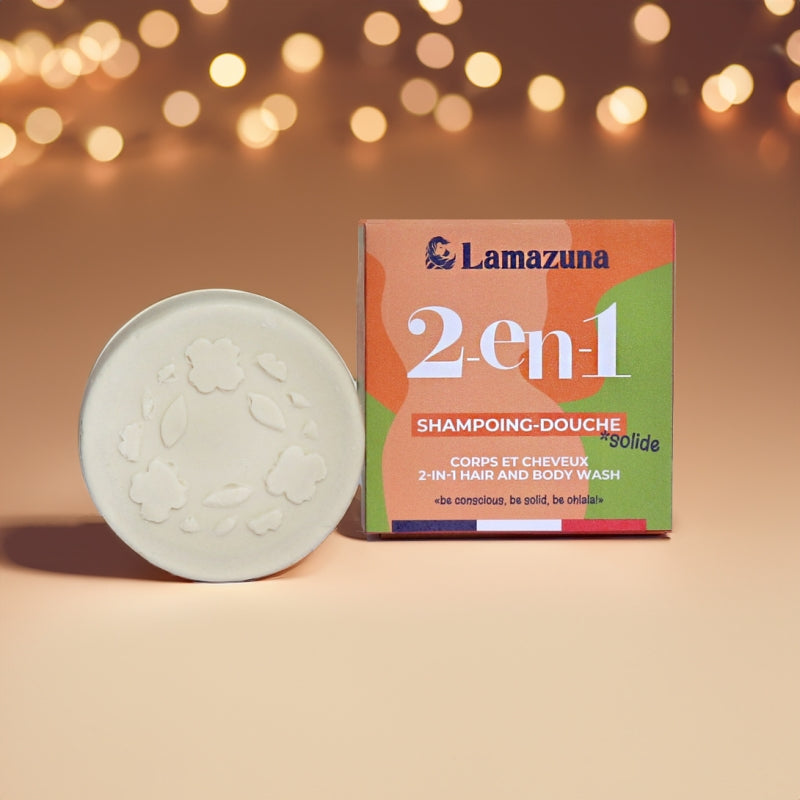 Festes 2-in-1 Dusch-Shampoo Haselnuss