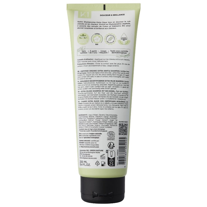 Extra sanftes Shampoo Baumwolle BIO 250ml