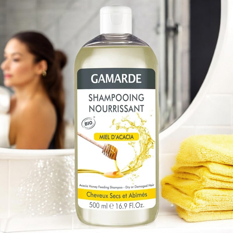 Gamarde - Shampooing nourrissant BIO - cheveux secs et abîmés - 500ml