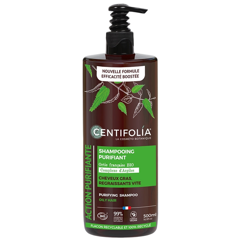Centifolia - Shampooing purifiant BIO argiles & ortie 500ml