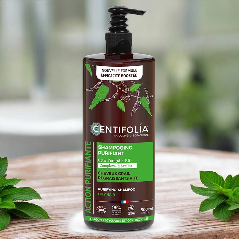 Centifolia - Shampooing purifiant BIO argiles & ortie 500ml
