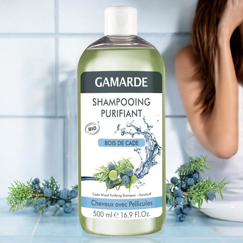 Gamarde - Shampooing purifiant BIO - bois de cade - cheveux avec pellicules