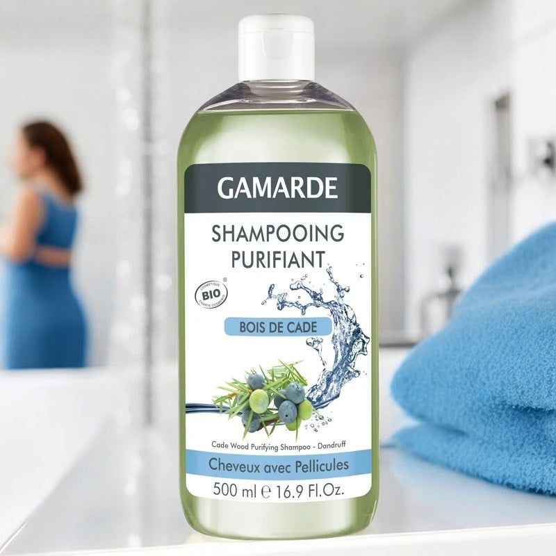 Gamarde - Shampooing purifiant BIO - bois de cade - cheveux avec pellicules
