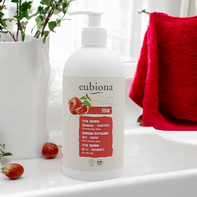 Eubiona - Shampooing revitalisant BIO ortie & grenade 500ml