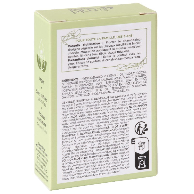 Shampooing solide extra doux aloe vera