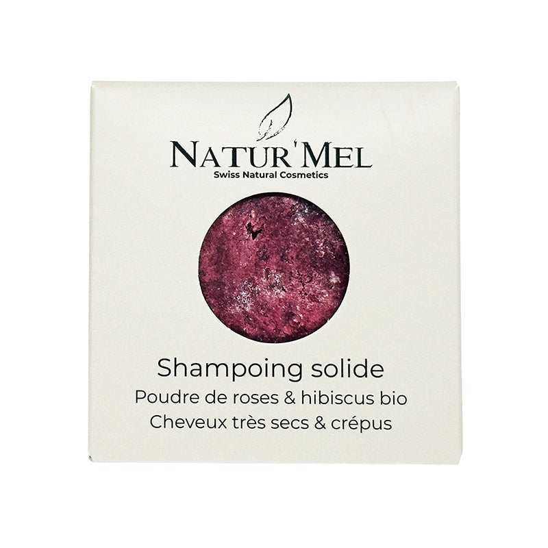 Shampooing solide rose & hibiscus - 30g