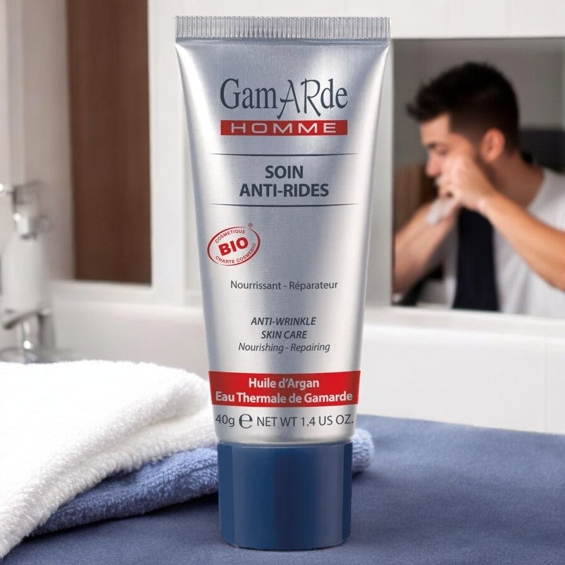 Gamarde - Anti-Falten-Pflege BIO - für Männer - pflegend & regenerierend - 40g