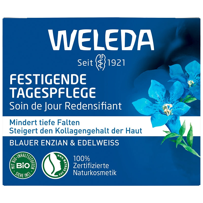 Soin de jour redensifiant gentiane bleue & edelweiss BIO
