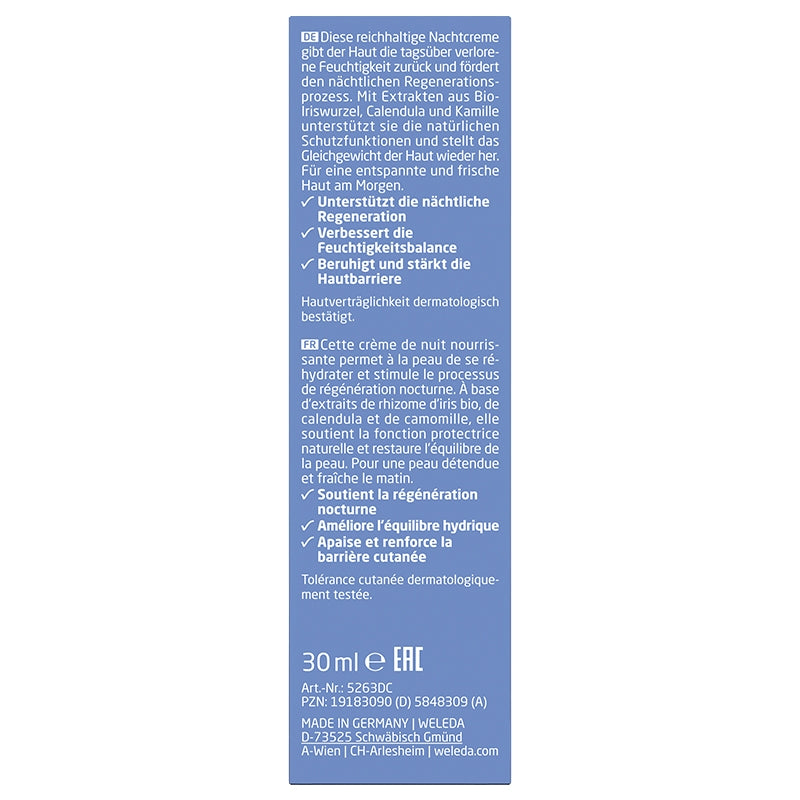 Nachtpflege Iris BIO