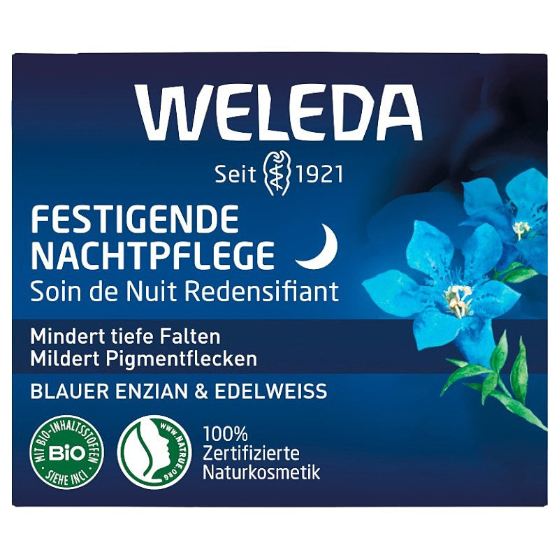 Soin de nuit redensifiant gentiane bleue & edelweiss BIO