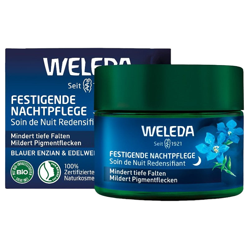 Soin de nuit redensifiant gentiane bleue & edelweiss BIO