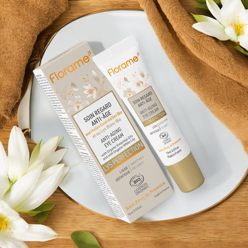 Florame - Soin regard anti-âge BIO lys blanc 15ml
