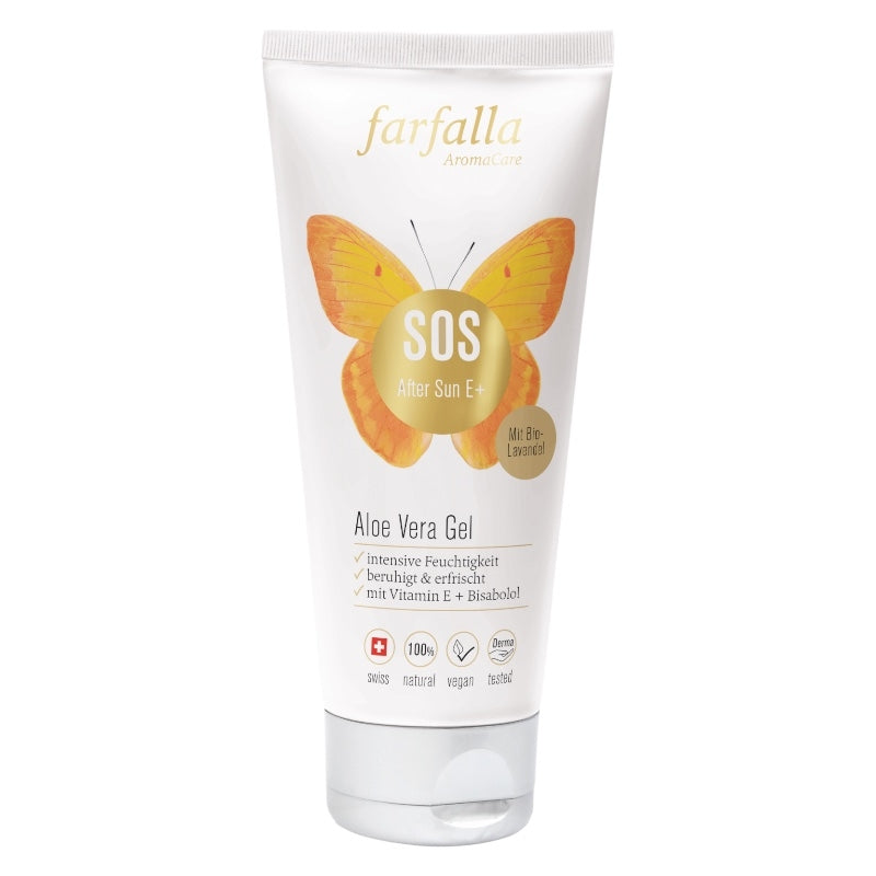 Farfalla - SOS après-soleil BIO gel d'aloe vera & lavande 100ml