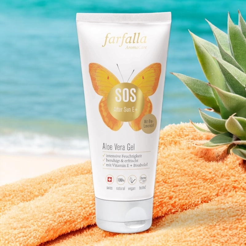 Farfalla - SOS après-soleil BIO gel d'aloe vera & lavande 100ml