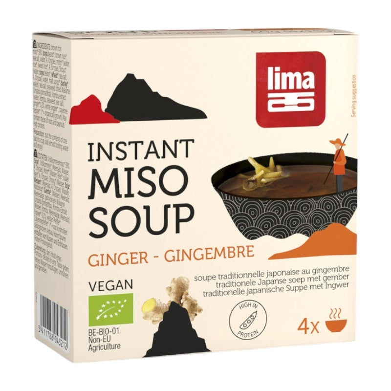 Soupe traditionnelle japonnaise au miso & gingembre BIO