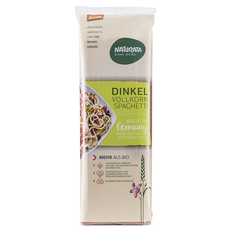 Bio-Vollkornspaghetti aus Dinkel - 500 g - Naturata