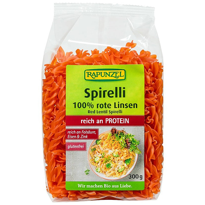 Spirelli aux lentilles rouges BIO