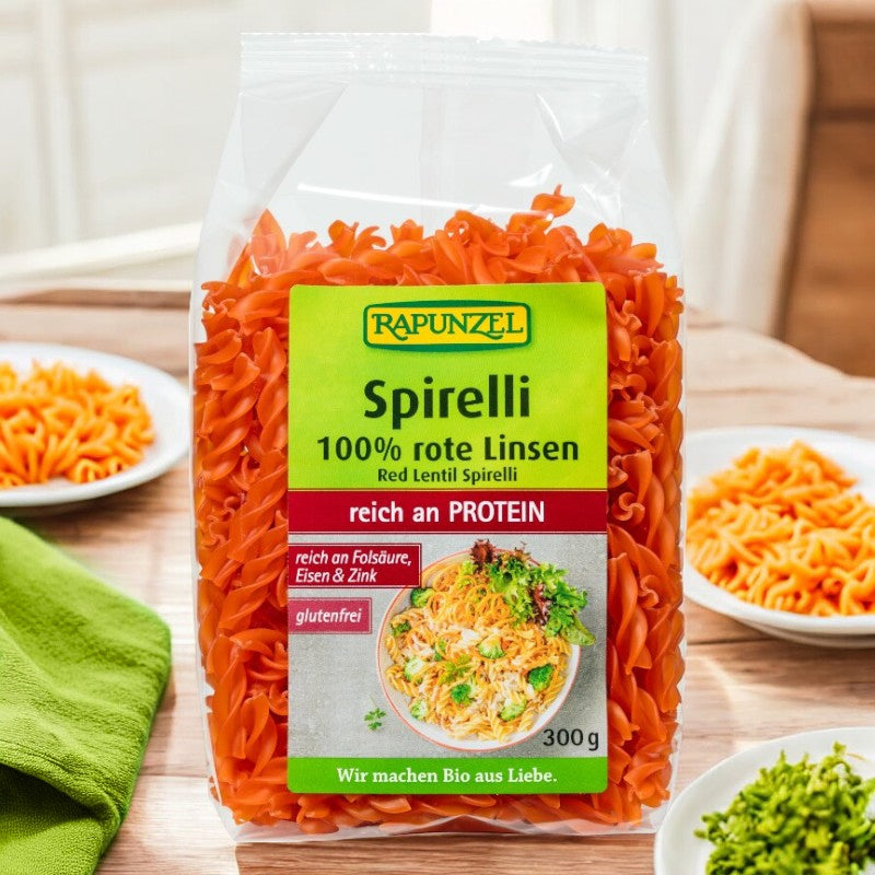Spirelli aux lentilles rouges BIO