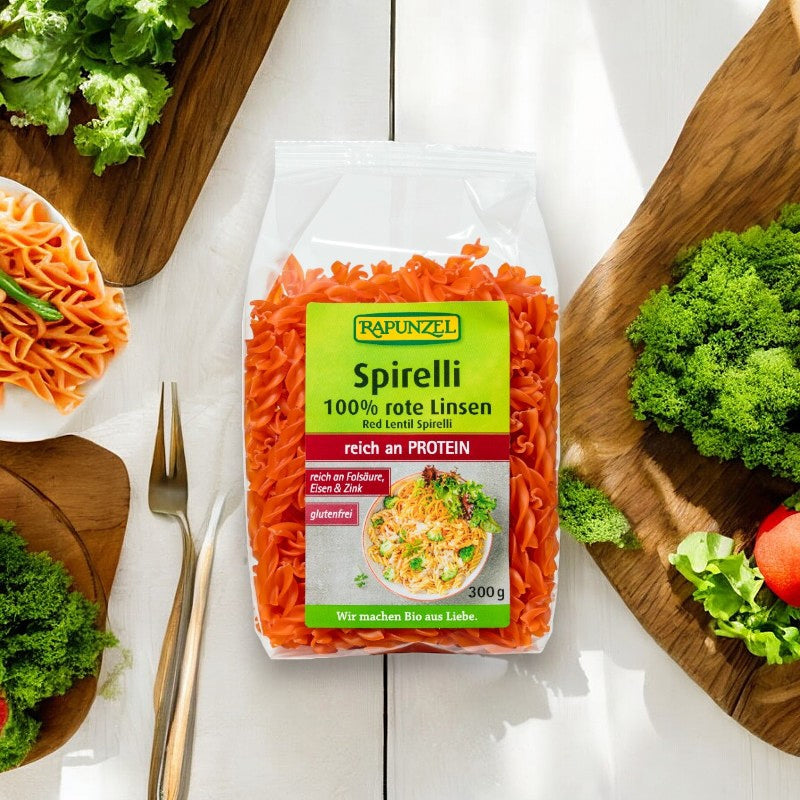 Spirelli aux lentilles rouges BIO