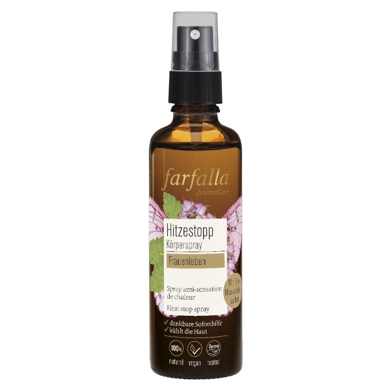 Farfalla - Spray gegen Hitzewallungen Muskatellersalbei BIO 75ml