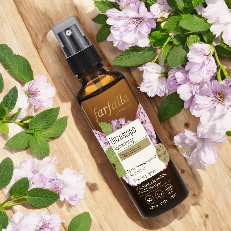 Farfalla - Spray anti-sensation de chaleur BIO sauge sclarée 75ml