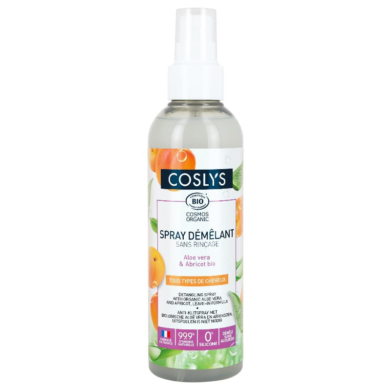 Coslys - Spray démêlant sans rinçage BIO aloe vera & abricot 200ml