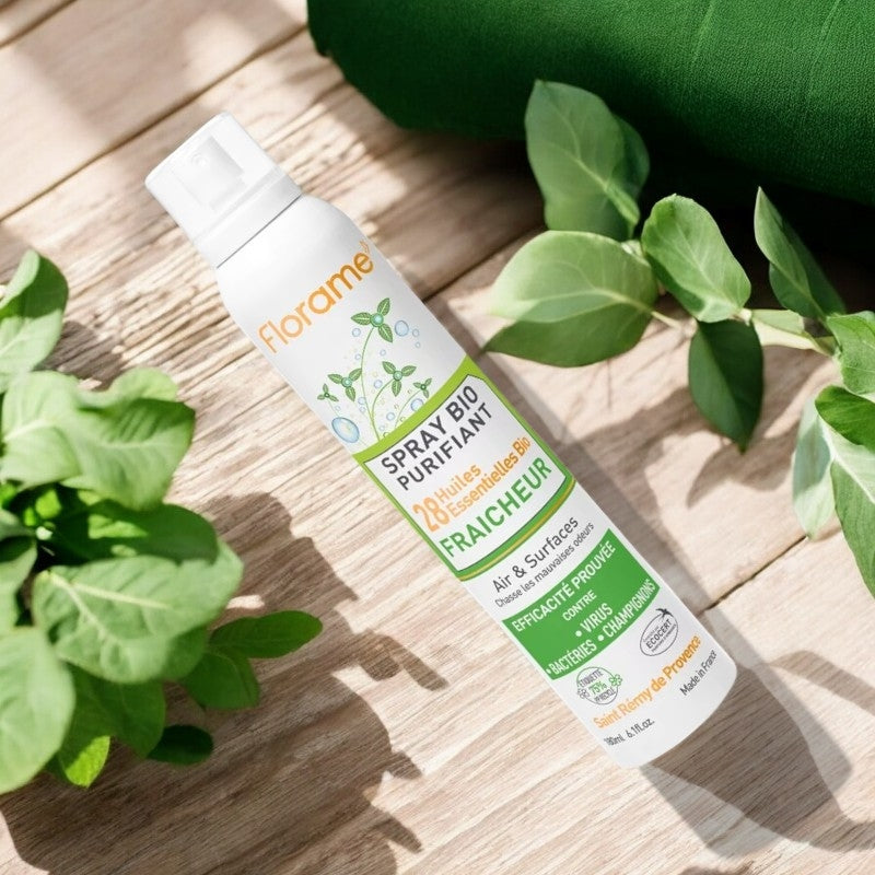 Florame - Spray purifiant fraîcheur BIO 28 huiles essentielles 180ml