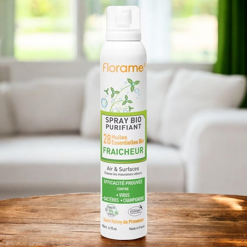 Florame - Spray purifiant fraîcheur BIO 28 huiles essentielles 180ml