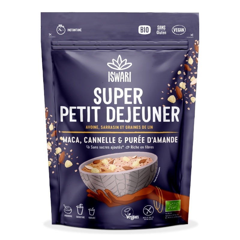 Iswari - Super-Frühstück mit Bio-Maca, Zimt und Mandeln - 360g 360g
