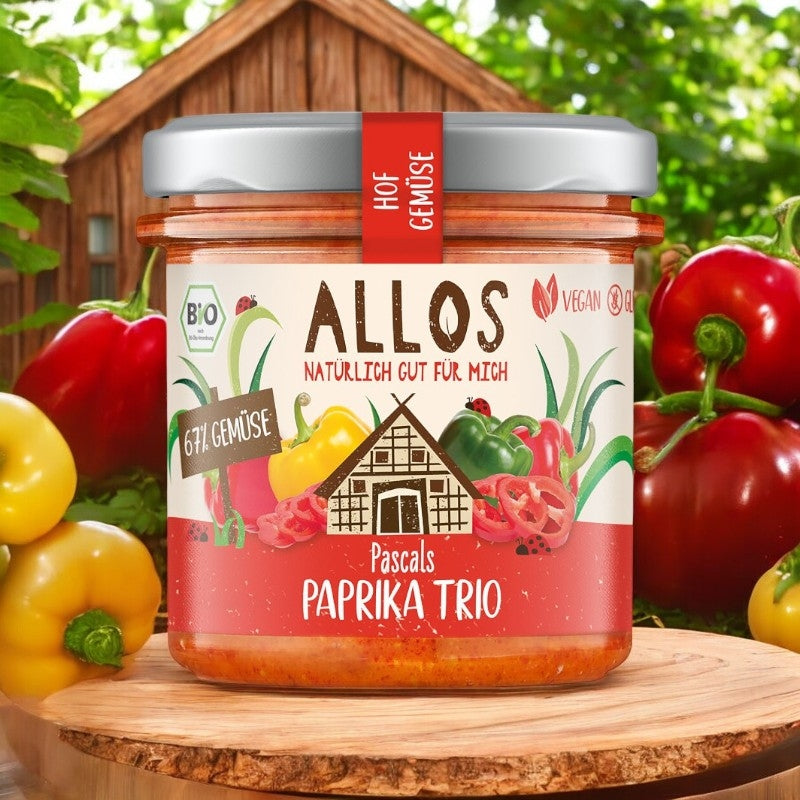 Allos - Aufstrich Paprika-Trio BIO 135g