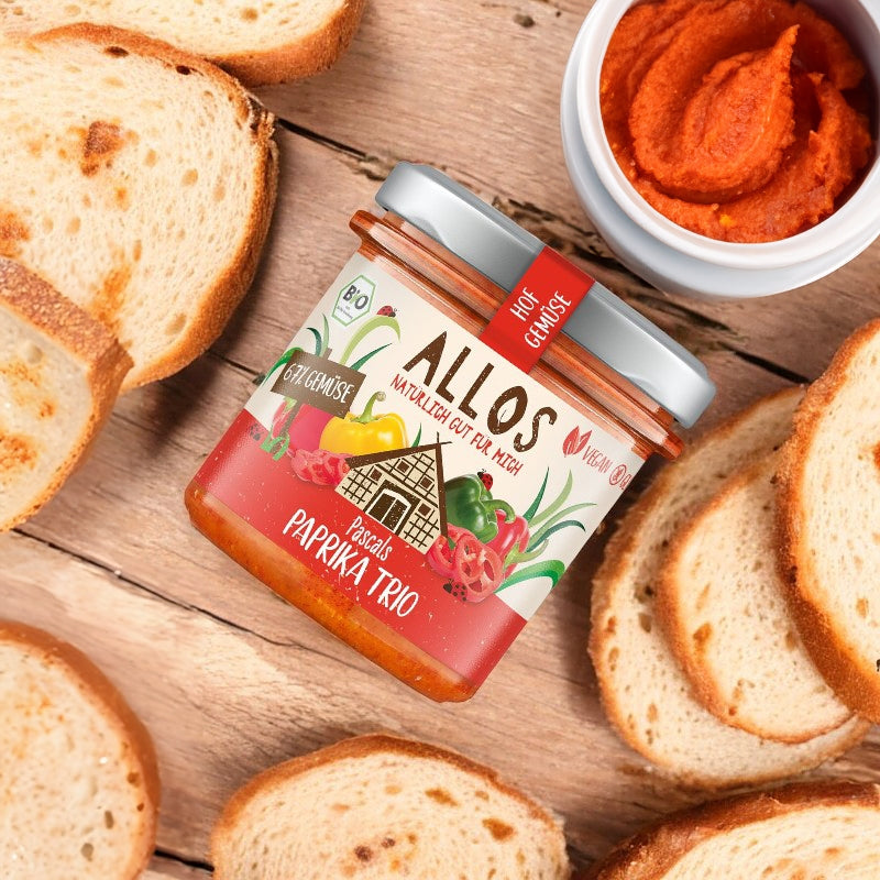 Allos - Tartinade au trio de poivrons BIO 135g
