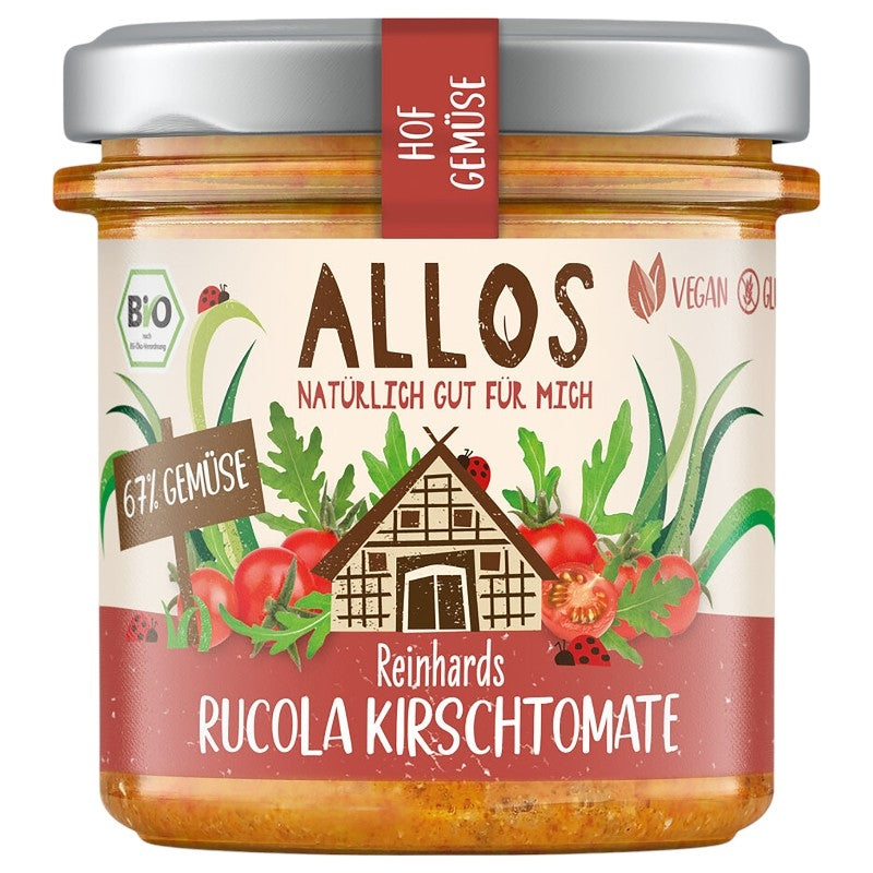 Allos - Aufstrich Rucola & Tomaten BIO 135g