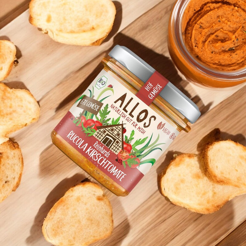 Allos - Tartinade roquette & tomates BIO 135g