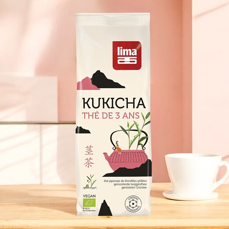 Thé vert de brindilles grillées BIO Kukicha