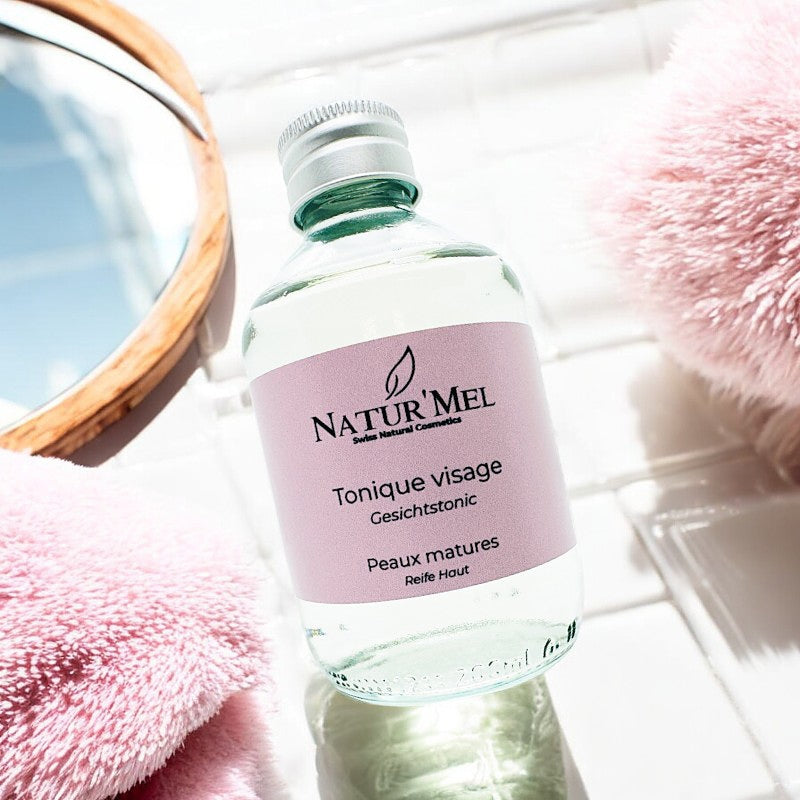 Tonique visage peau mature rose & thé vert