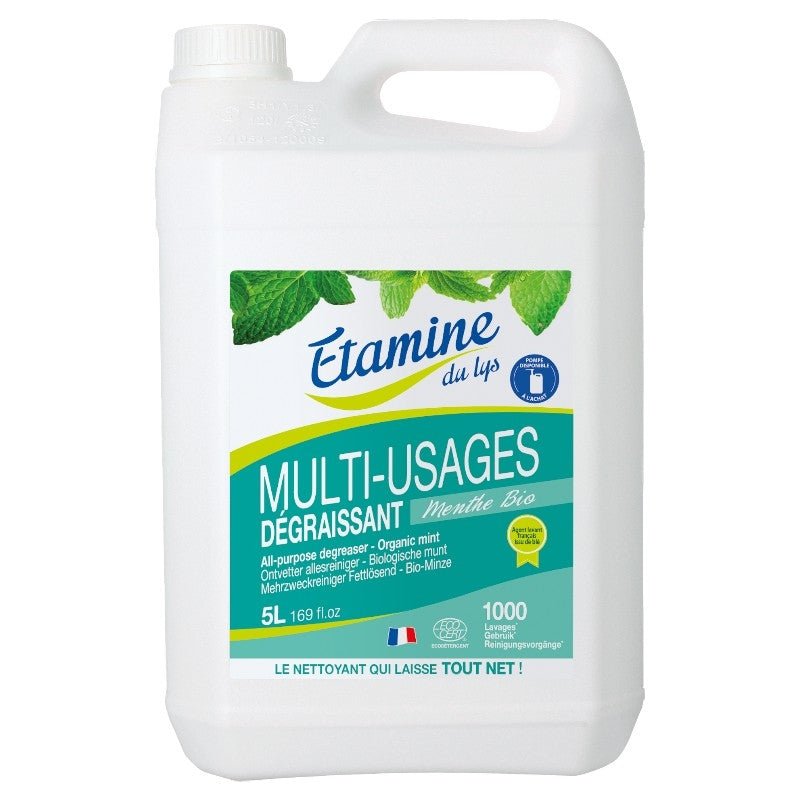 Etamine du Lys - Tout Net Mehrzweck-Reiniger und Entfetter, umweltfreundlich, Minzduft 5l