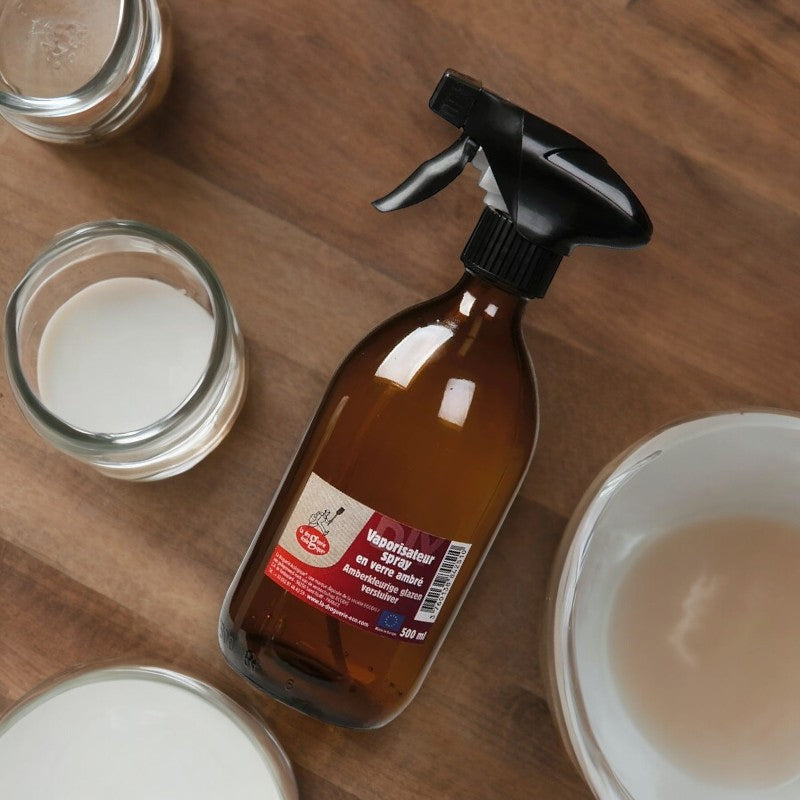 Vaporisateur spray en verre ambré