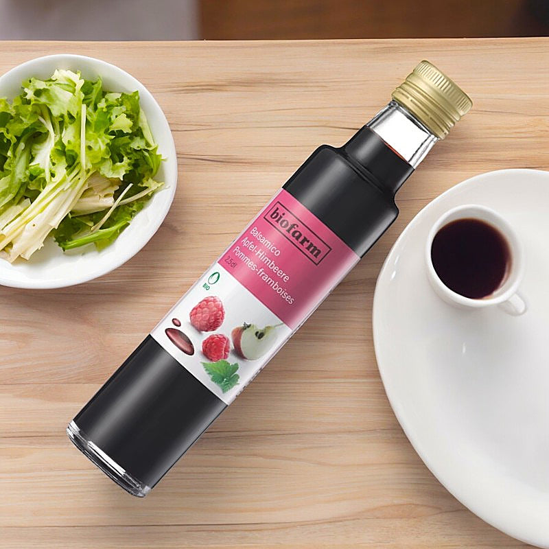 Biofarm - Vinaigre balsamique pommes & framboises BIO 250ml