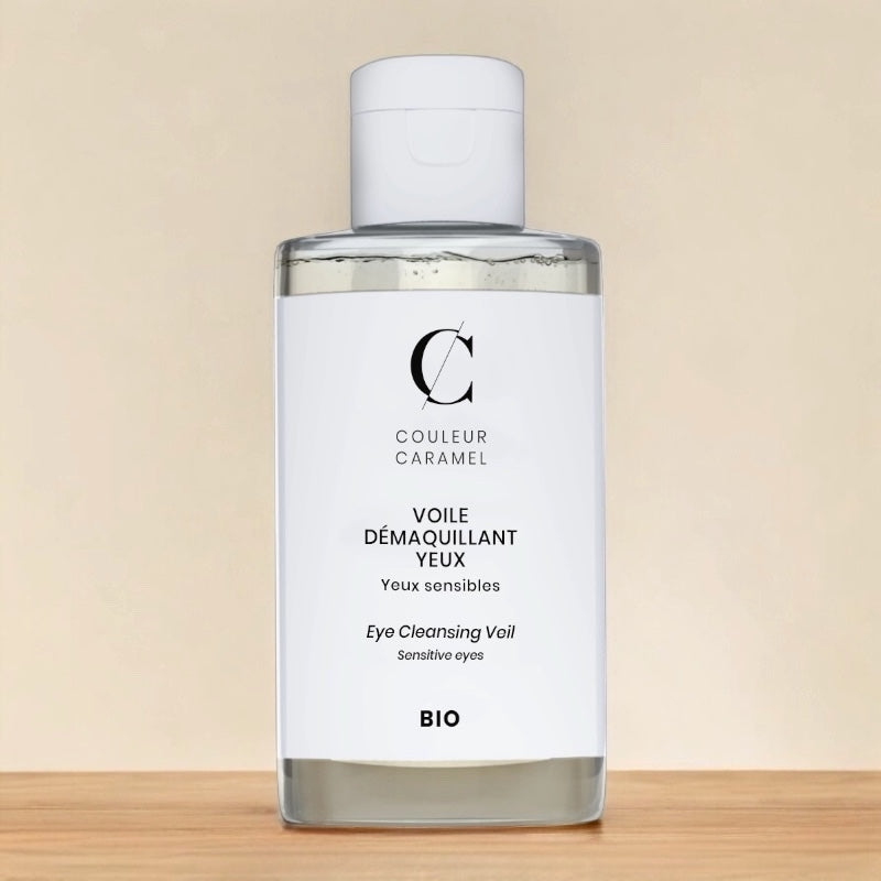 Couleur Caramel - Voile démaquillant yeux rose BIO 125ml