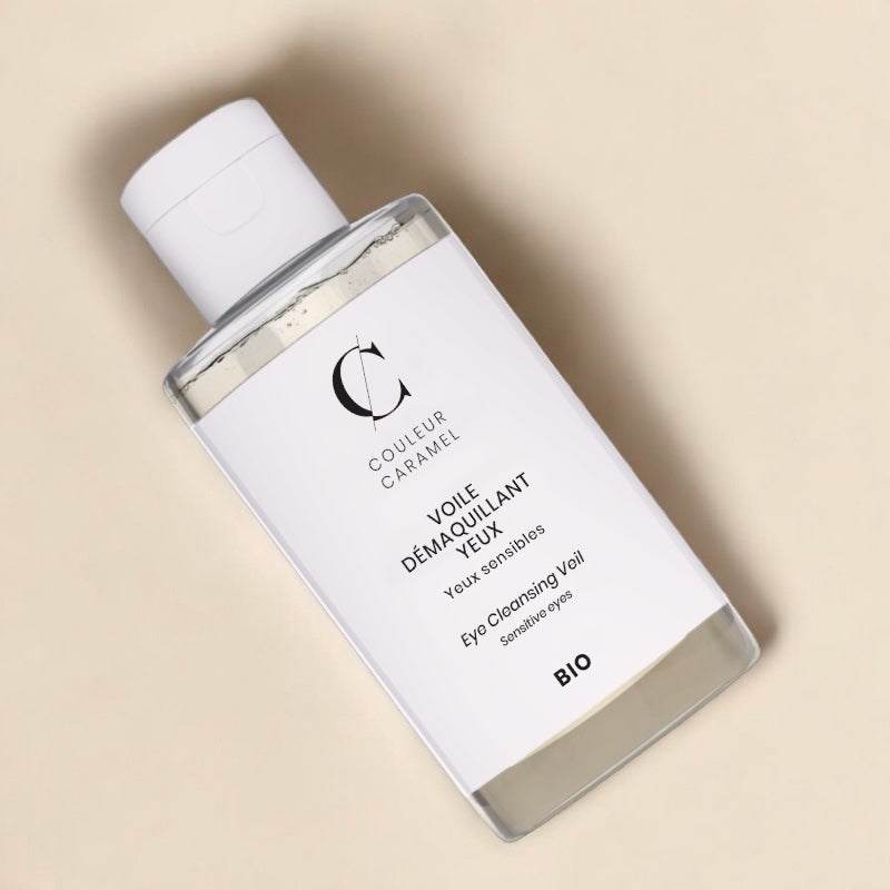 Couleur Caramel - Voile démaquillant yeux rose BIO 125ml