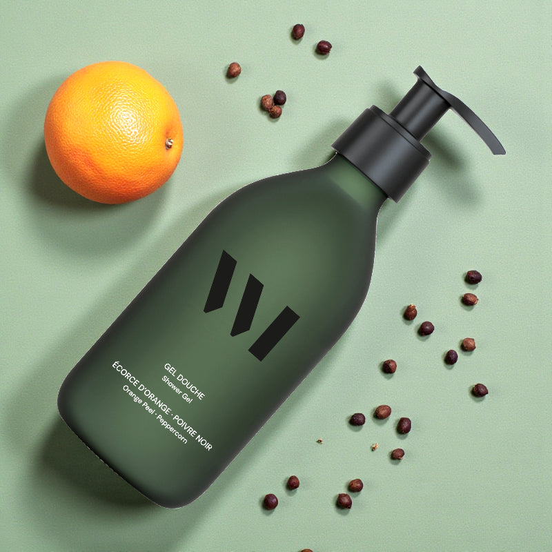 Gel douche BIO orange & poivre noir - 290ml - What Matters